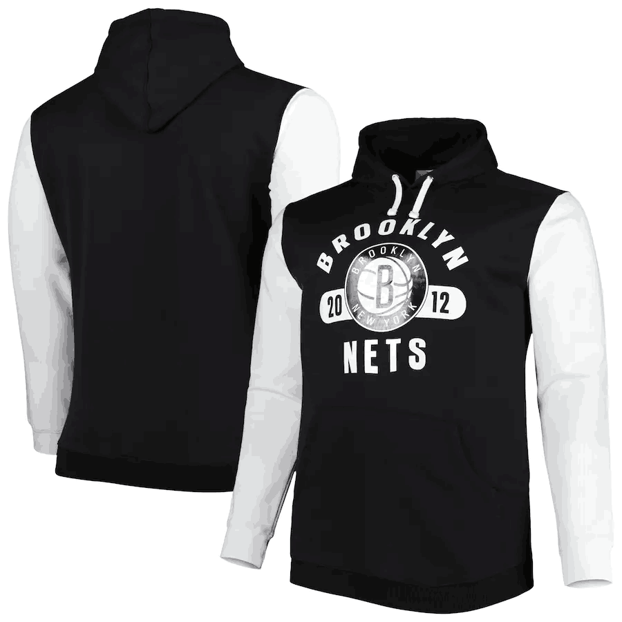 Men 2023 NBA Brooklyn Nets Sweater->nfl t-shirts->Sports Accessory